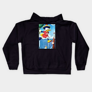 swimming fun Kids Hoodie